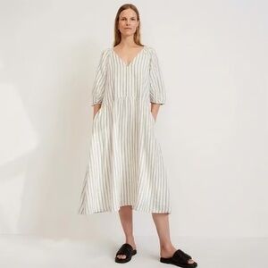 Everlane | Dresses | Everlane The Linen Oversized Puff Sleeve Midi Dress White M | Poshmark Everlane | Dresses | Everlane The Linen Oversized Puff Sleeve Midi Dress White M | Poshmark